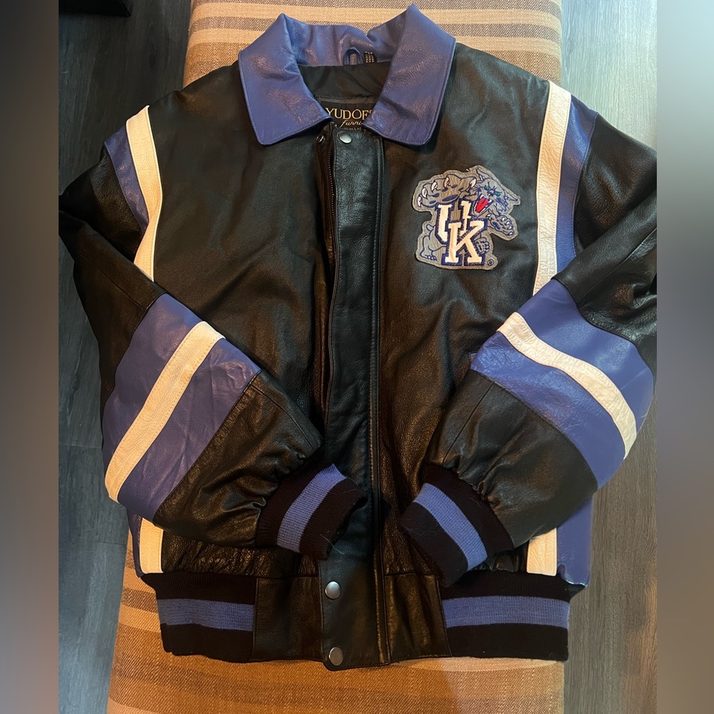 Yudofsky leather U of K Jacket